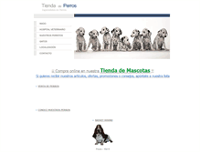 Tablet Screenshot of comprar-perros.es